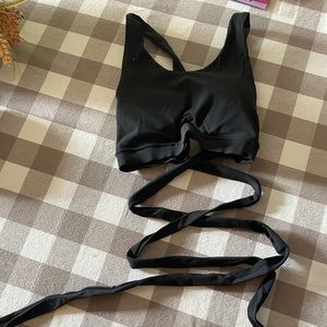 Gymshark Poise Cross Body Sports Bra/ Crop Top